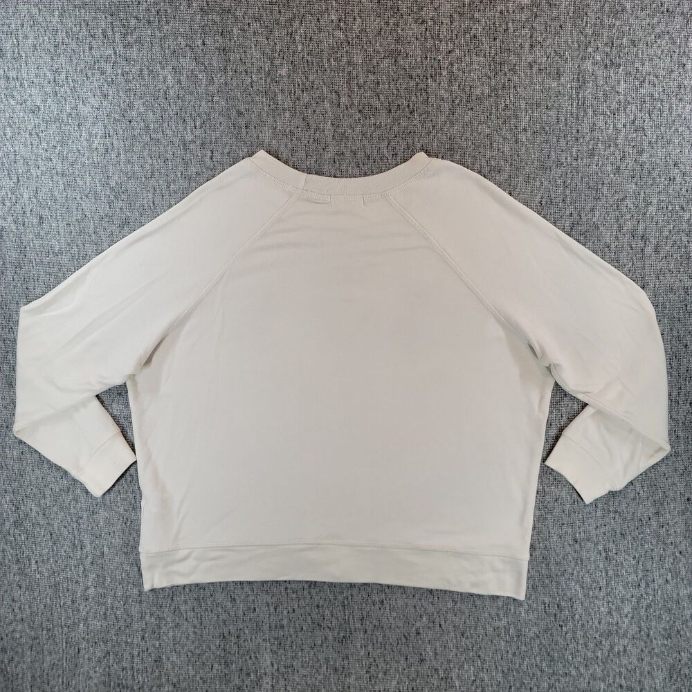 Altard State Womens XS Oversized Boxy Knit Sweatshirt Off White Cream Pullover - Picture 2 of 7